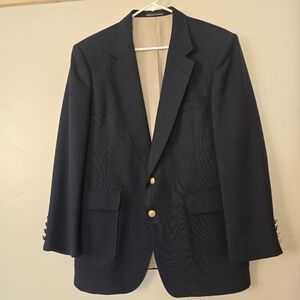 Arnold Palmer for KG Menswear Vintage Blazer Size 40S USA Metal Buttons Elegant